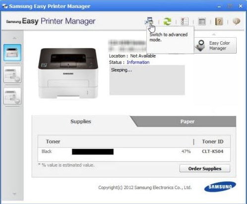 Samsung Easy Printer Manager for Windows 10