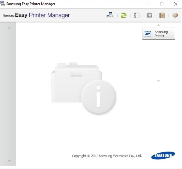 view Samsung Easy Printer Manager