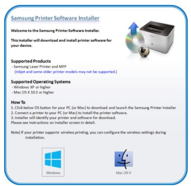 How to find a Samsung Printer Download